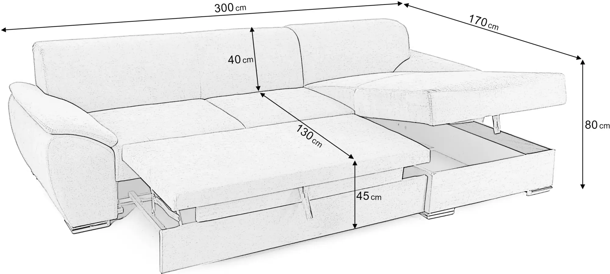 Canapea de colt Prestige Picasso Enjoy stanga