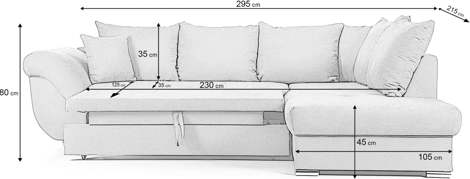 Диван угловой Prestige Santos Enjoy лево