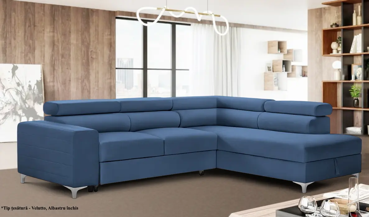 Canapea de colt Prestige Time New Velutto dreapta