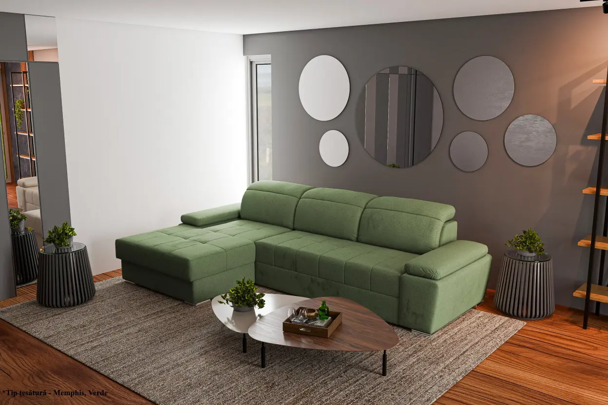 Canapea de colt Prestige Trendy Memphis/Enjoy stanga