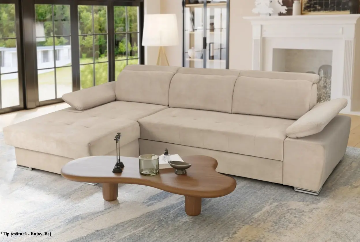 Canapea de colt Prestige Trendy Memphis/Enjoy stanga