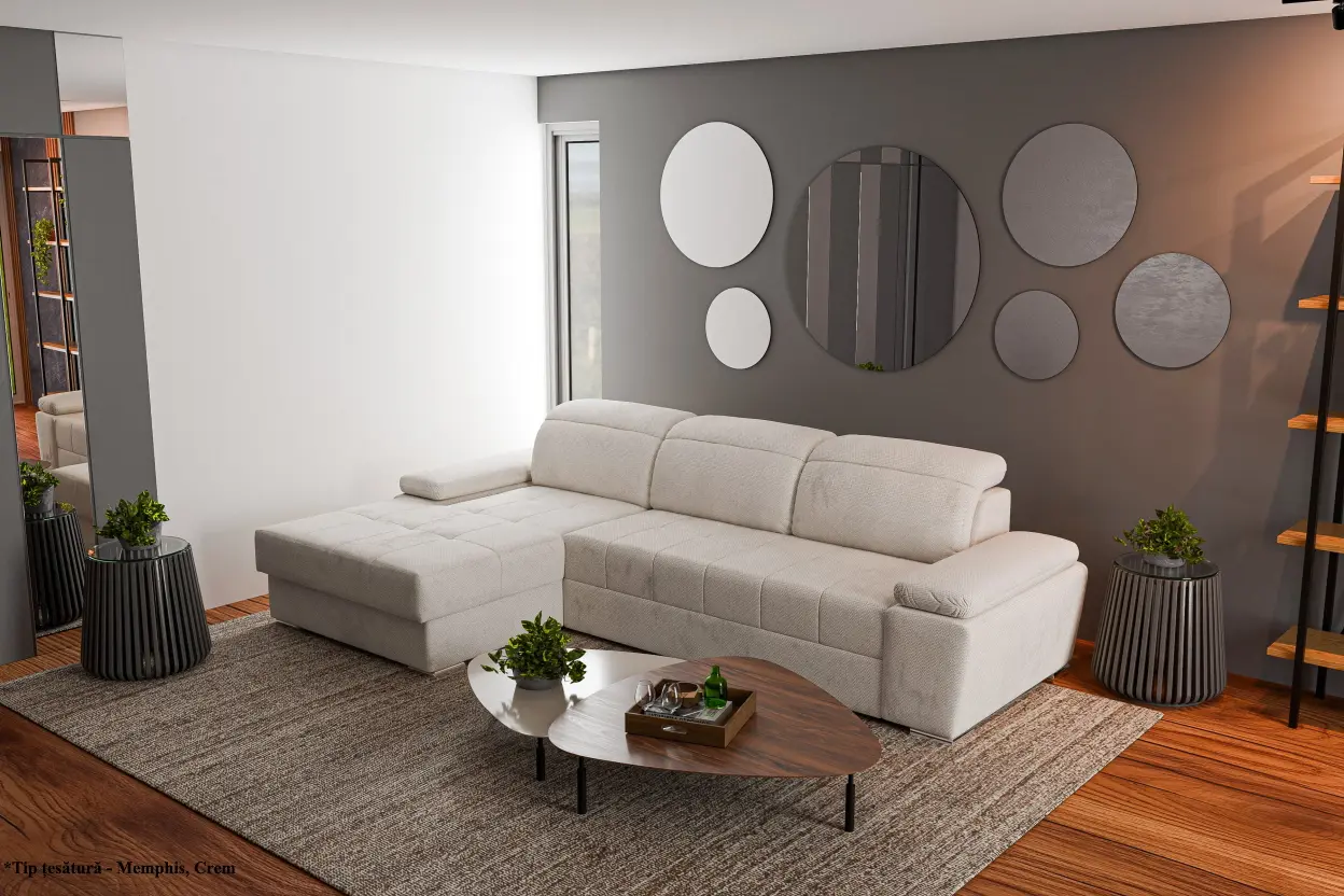 Canapea de colt Prestige Trendy Memphis/Enjoy stanga