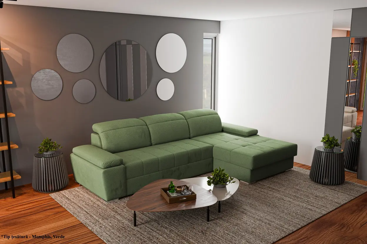 Canapea de colt Prestige Trendy Memphis/Enjoy dreapta