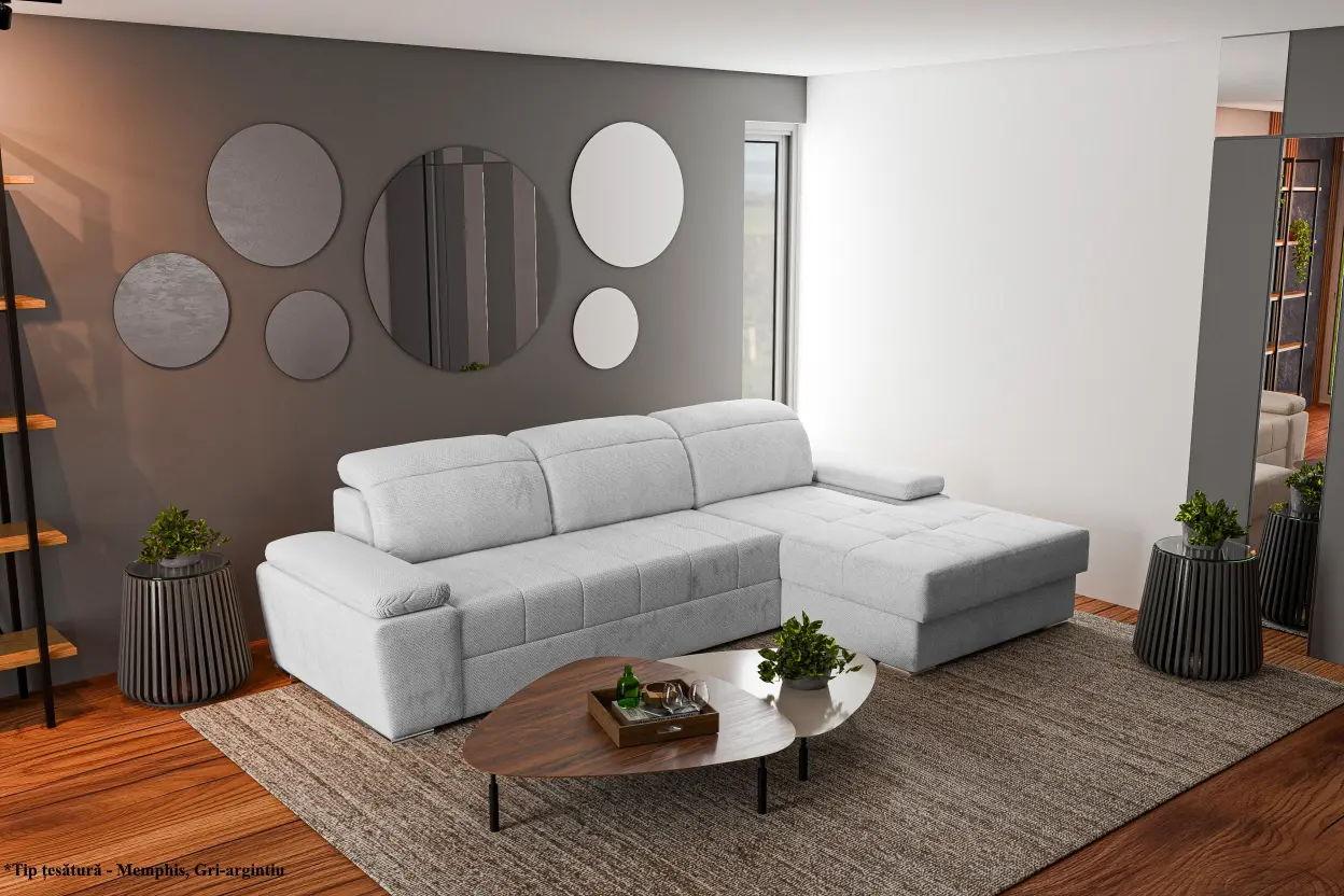 Canapea de colt Prestige Trendy Memphis/Enjoy dreapta