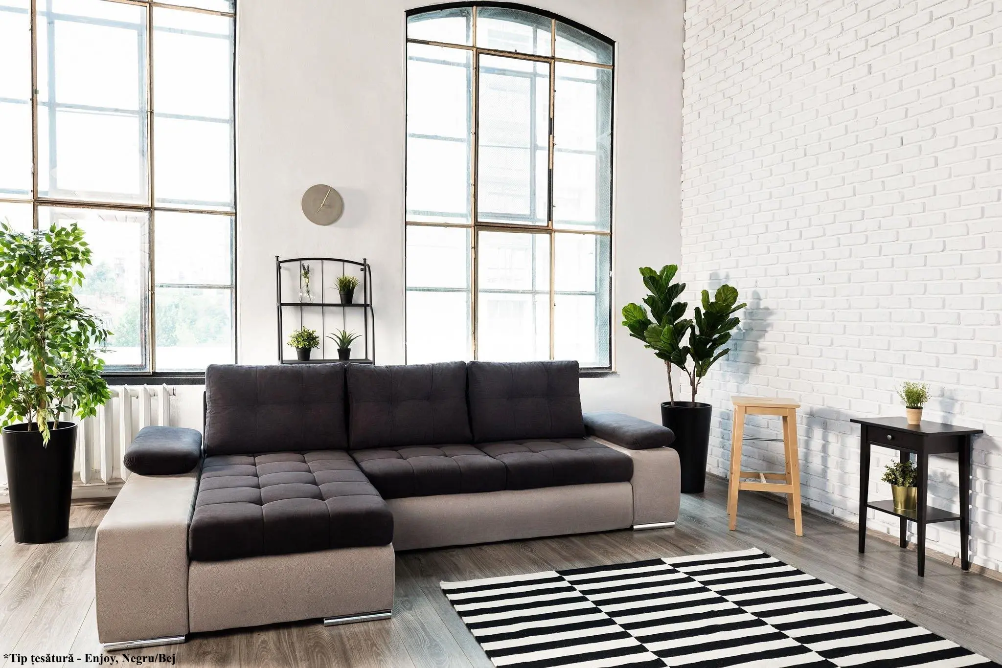 Canapea de colt Prestige Venetia Memphis/Enjoy stanga