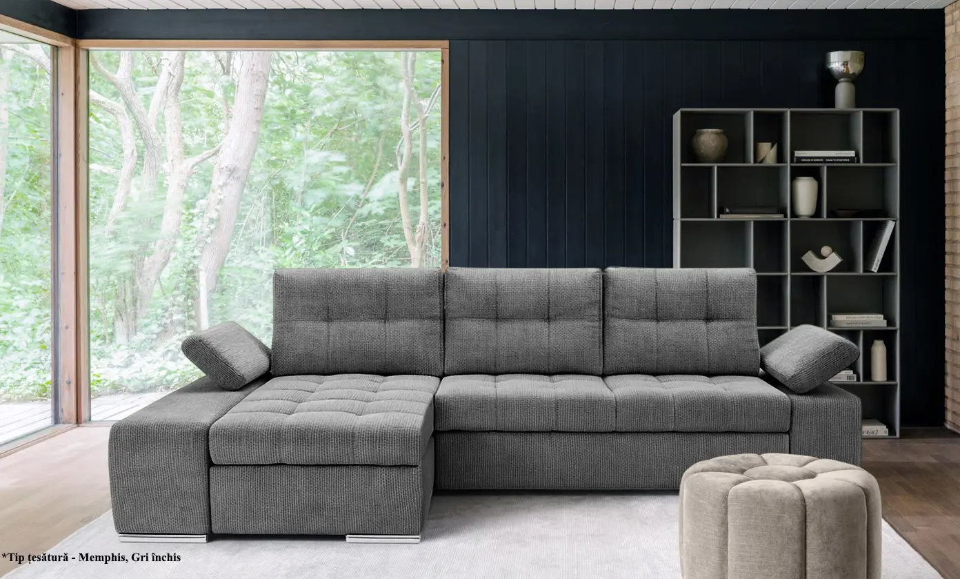 Canapea de colt Prestige Venetia Memphis/Enjoy stanga