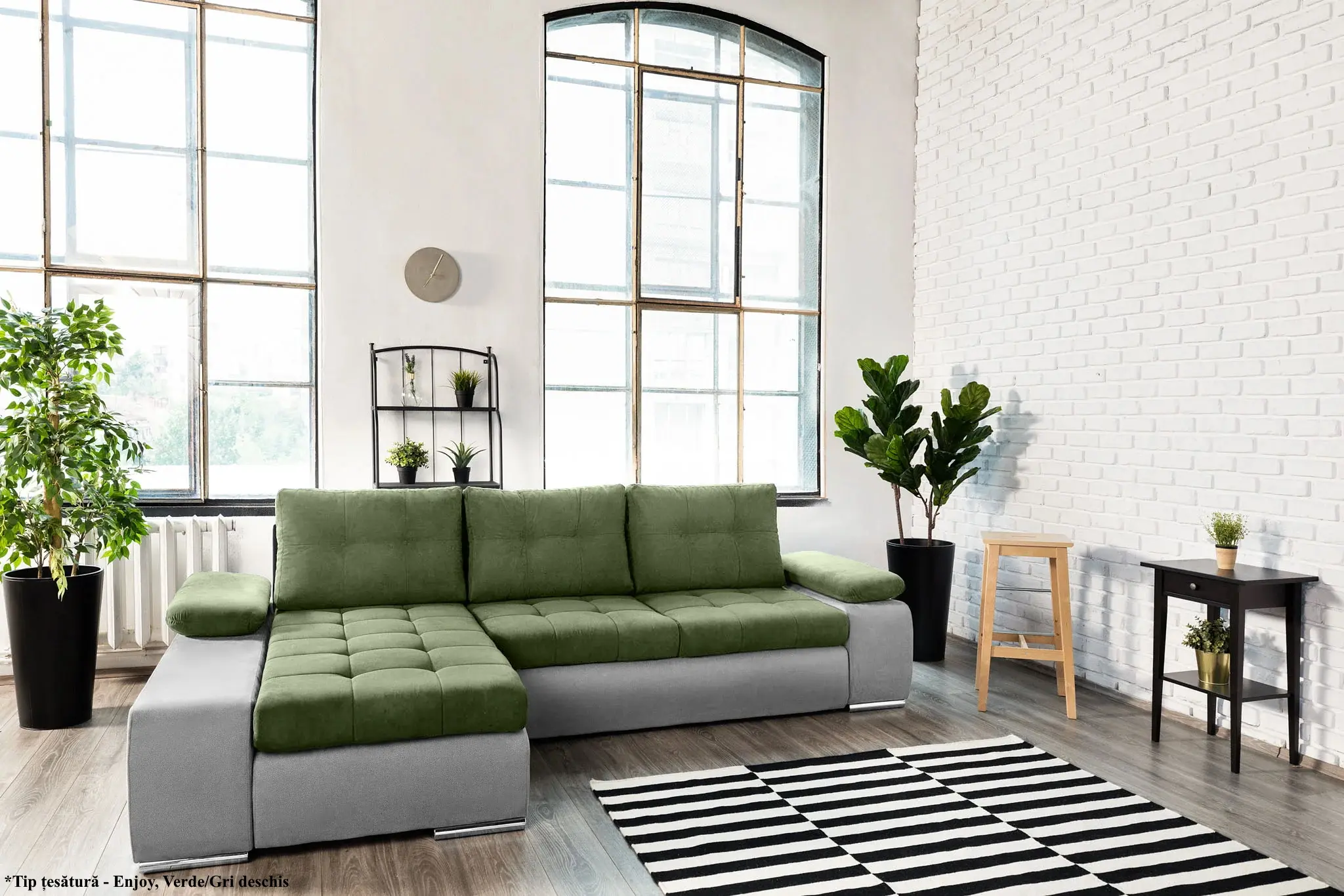 Canapea de colt Prestige Venetia Memphis/Enjoy stanga