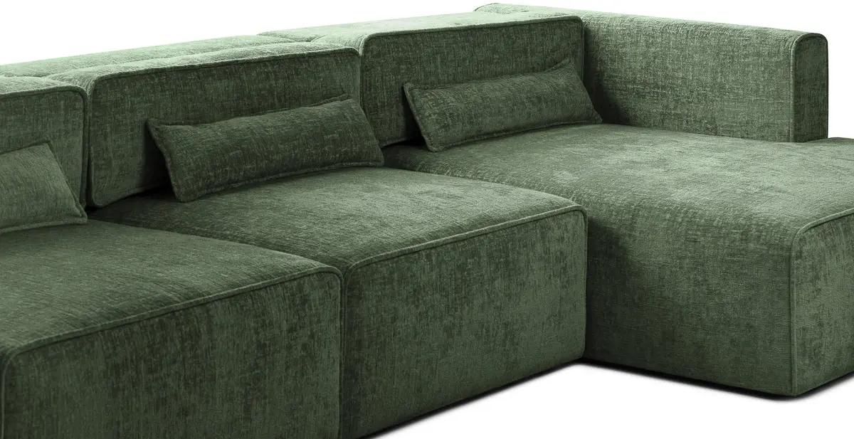 Canapea de colt Prestige Zanetto 4C Onyx dreapta