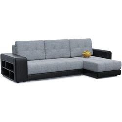 Диван угловой Smart Милан/Брюссель (Gray/Black)