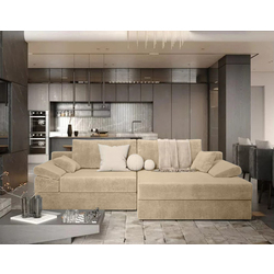 Диван угловой Sofyno Atlas Silk Rosa 18 Right (Beige)