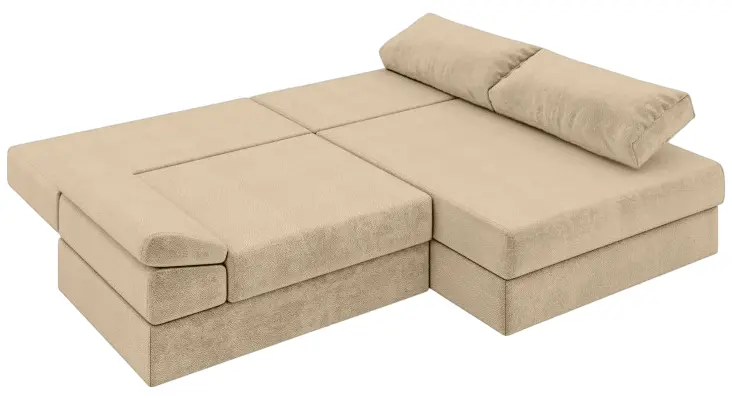 Диван угловой Sofyno Atlas Silk Rosa 18 Right (Beige)