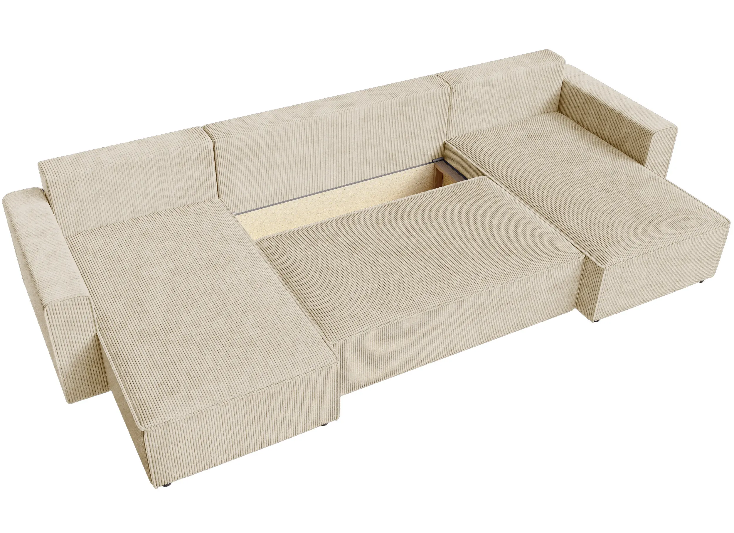 Canapea in forma de U Space Meble Amber U Poso 105 (Cream) - 4