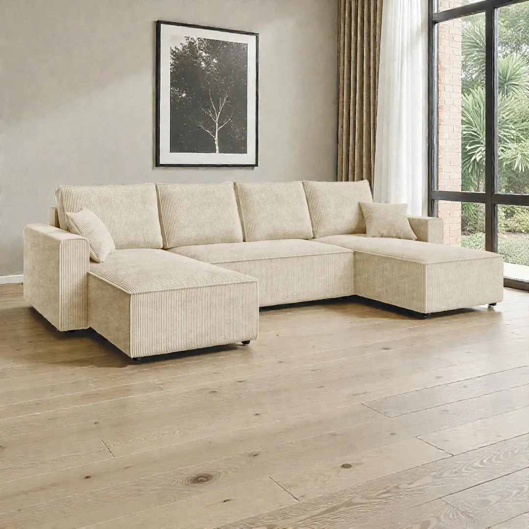 Canapea in forma de U Space Meble Amber U Poso 105 (Cream)