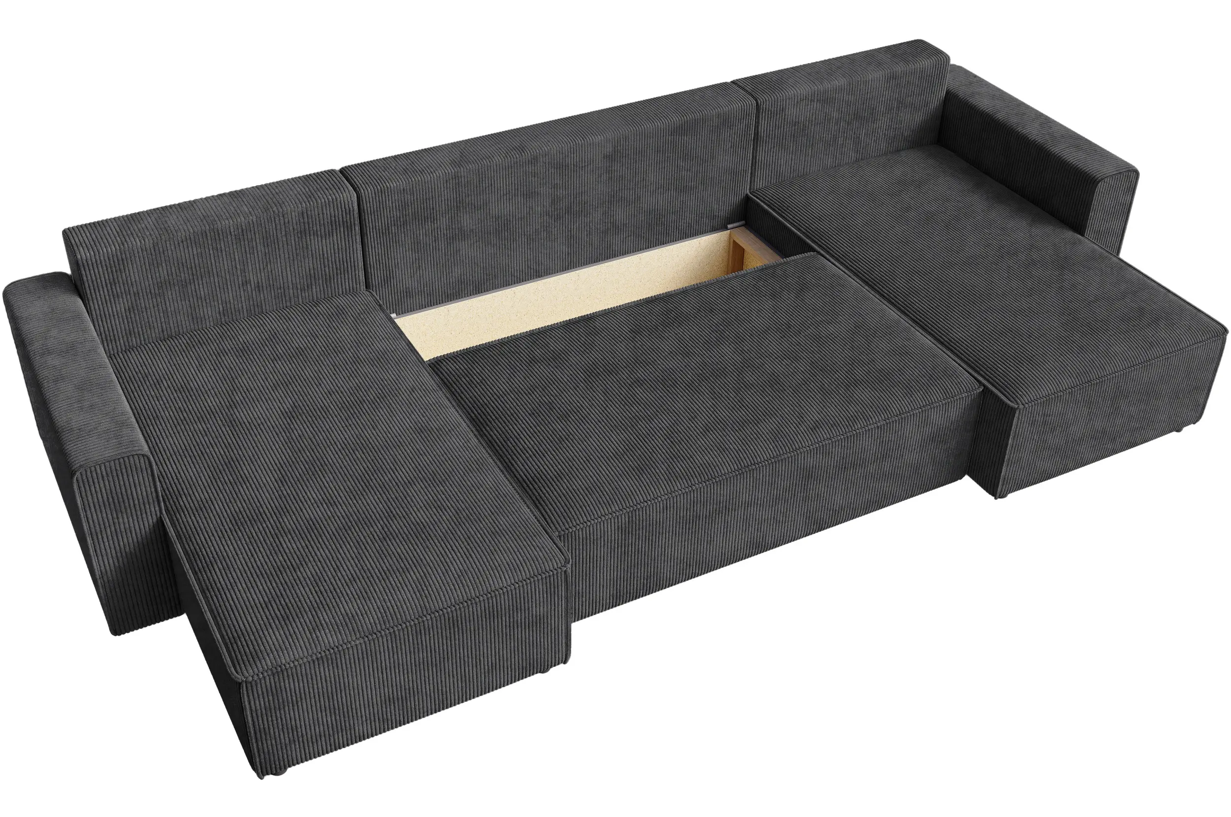 Canapea in forma de U Space Meble Amber U Poso 34 (Dark Grey) - 3