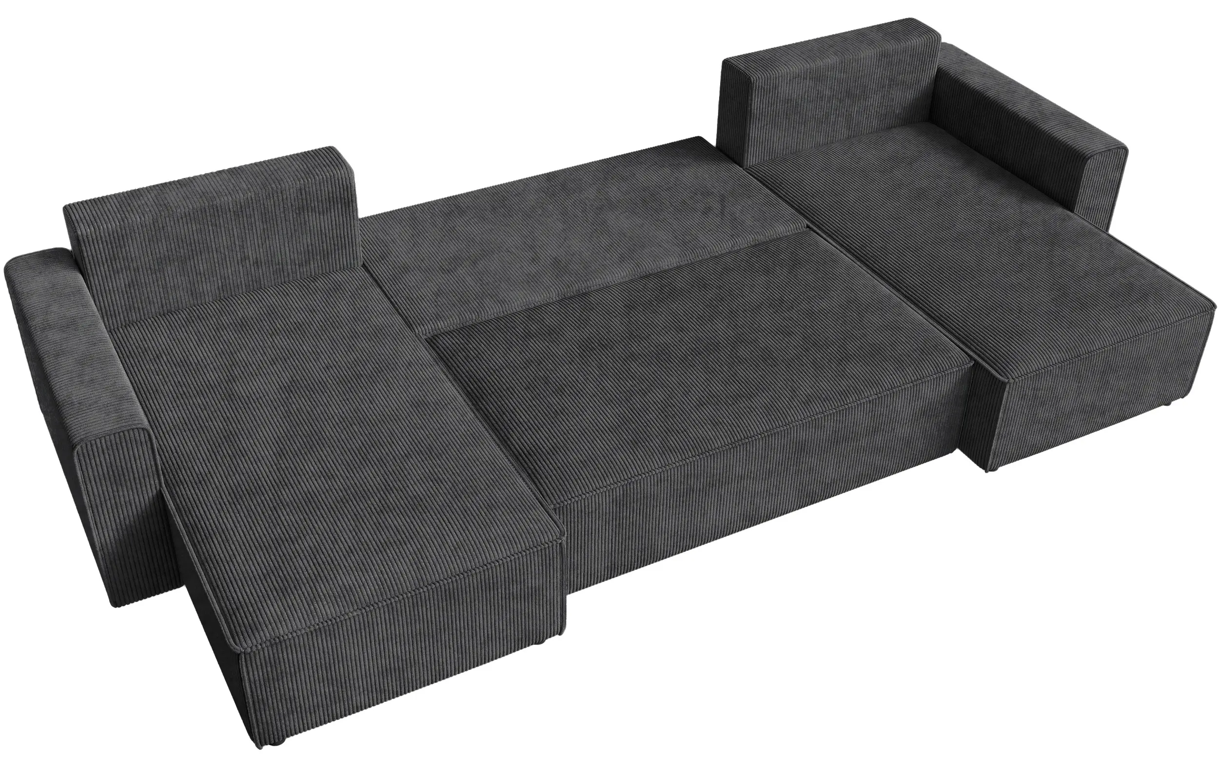 Canapea in forma de U Space Meble Amber U Poso 34 (Dark Grey) - 4