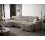 Canapea in forma de U Space Meble Ambro U Poso 100 (Light Grey)