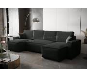 Canapea in forma de U Space Meble Ambro U Poso 34 (Graphite)