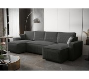 Canapea in forma de U Space Meble Ambro U Poso 60 (Dark Grey)