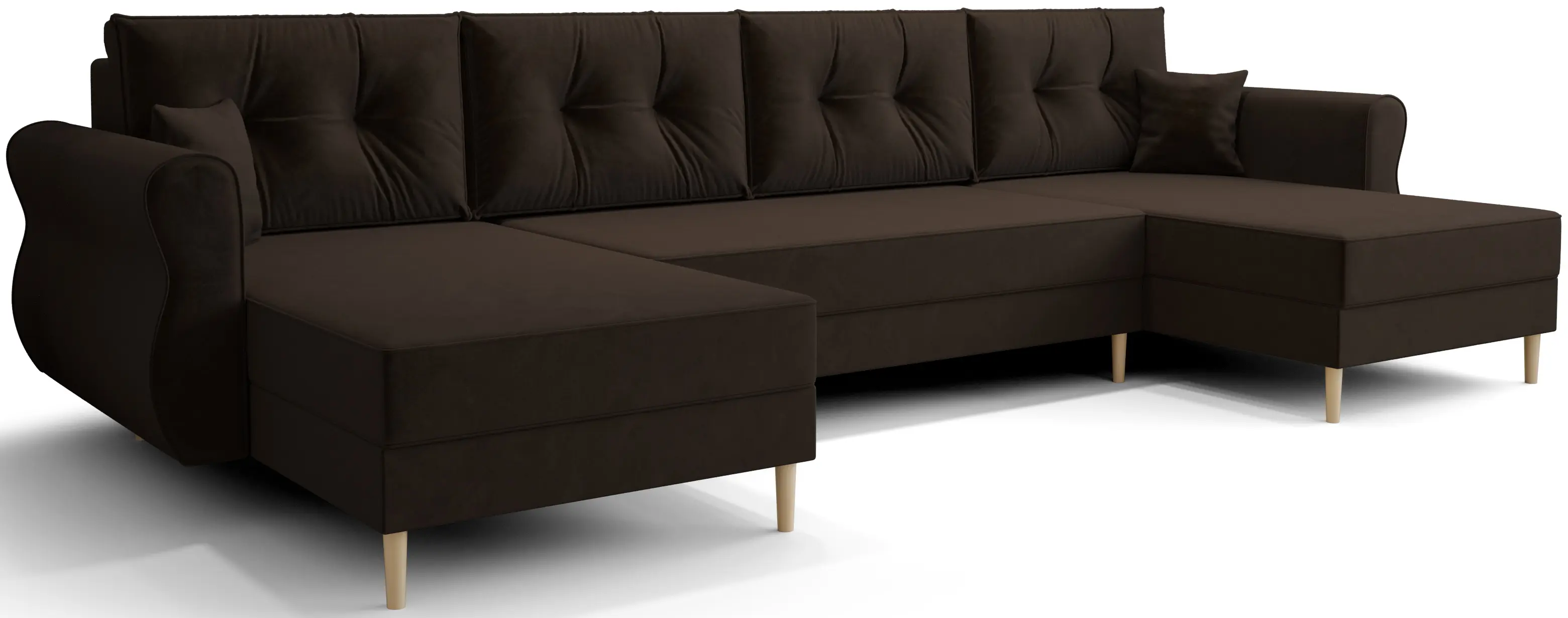 Диван П-образный Space Meble Apollo U Itaka 41 (Brown)