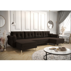 Canapea in forma de U Space Meble Apollo U Itaka 41 (Brown)