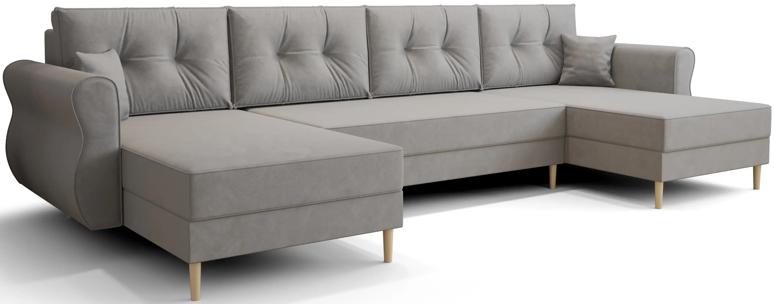 Canapea in forma de U Space Meble Apollo U Itaka 50 (Gray Light)