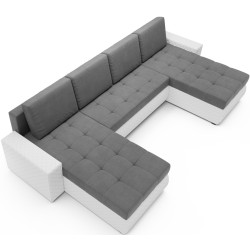Canapea in forma de U Space Meble Bolt U Bis M27/D511Pik (Gray/White) Thumb
