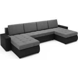 Canapea in forma de U Space Meble Bolt U Bis M27/D8Pik (Gray/Black) Thumb