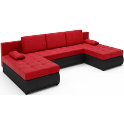 Диван П-образный Space Meble Bolt U M22/D8Pik (Red/Black) Thumb