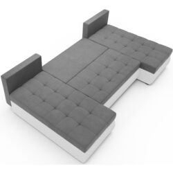 Canapea in forma de U Space Meble Bolt U M27/D511Pik (Gray/White) Thumb