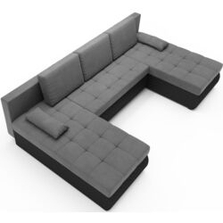 Canapea in forma de U Space Meble Bolt U M27/D8Pik (Gray/Black) Thumb