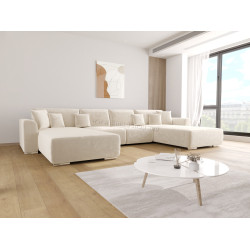 Canapea in forma de U Space Meble Gusto U Monolith 02 (Light Beige)