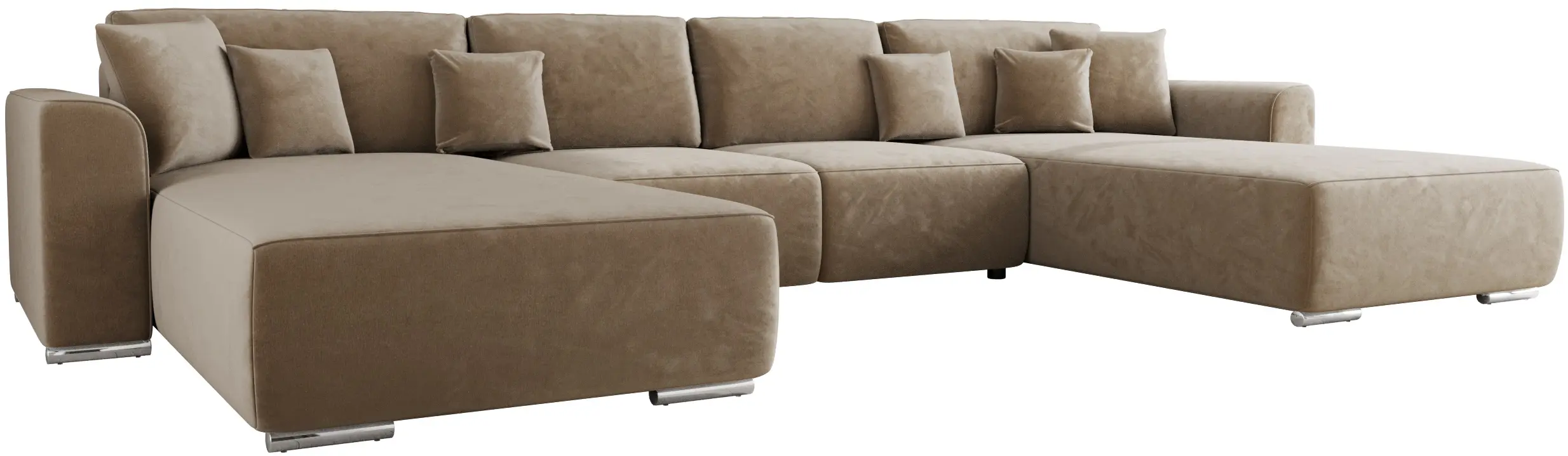 Canapea in forma de U Space Meble Gusto U Monolith 09 (Brown Light)