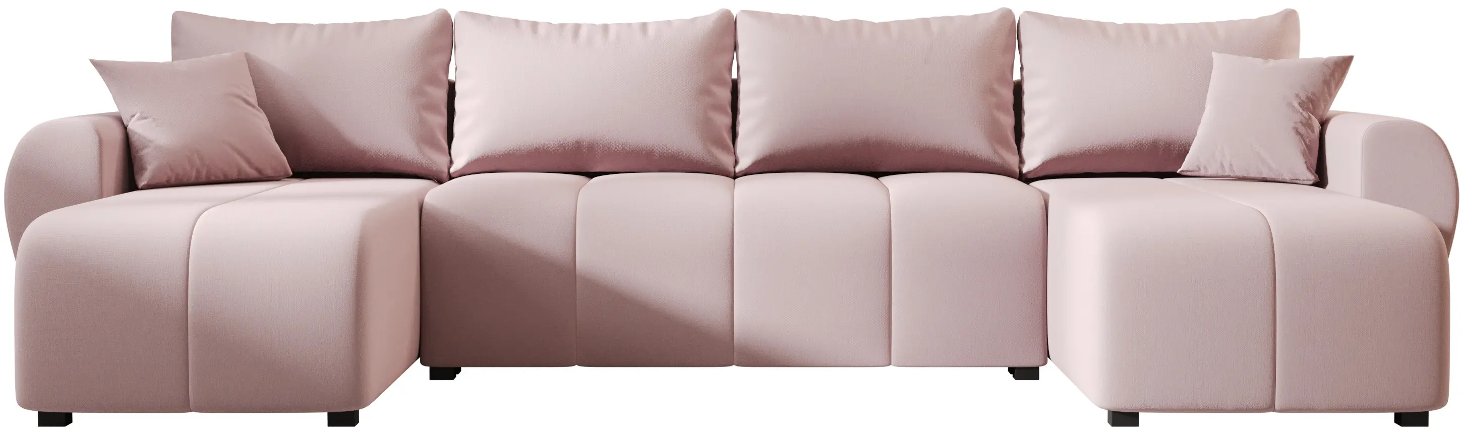 Canapea in forma de U Space Meble Molisa U Cosmic 14 (Powder Pink)