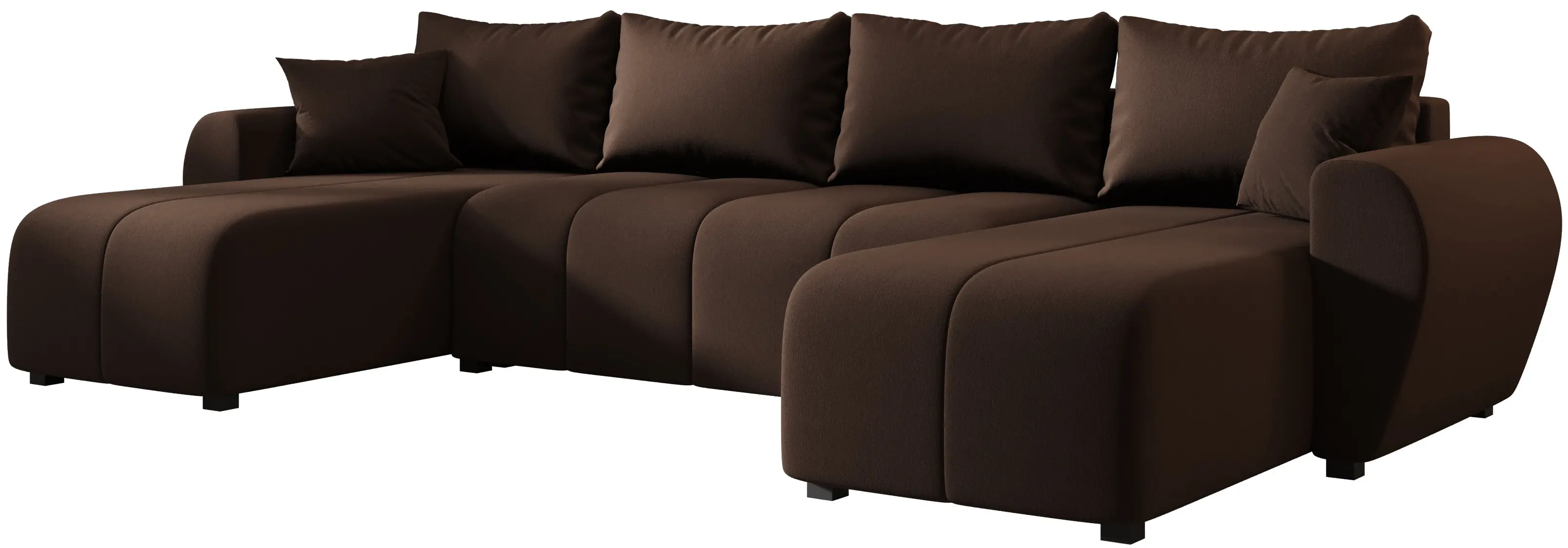 Диван П-образный Space Meble Molisa U Cosmic 800 (Brown)