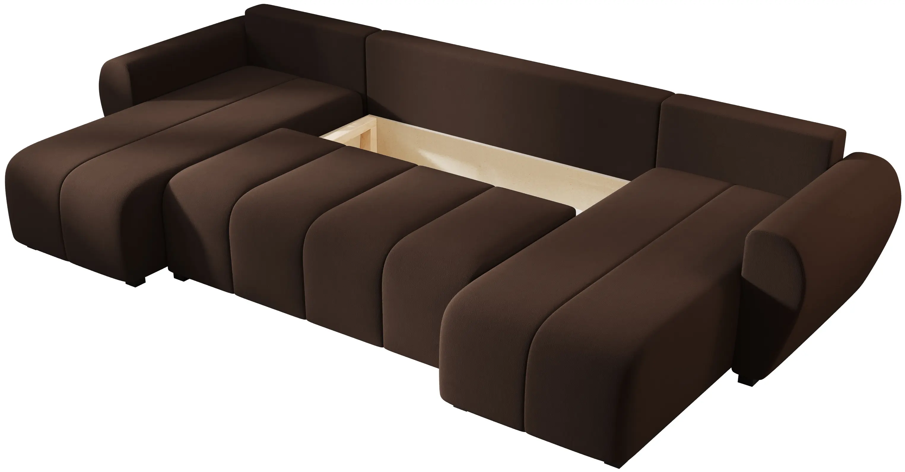 Диван П-образный Space Meble Molisa U Cosmic 800 (Brown)