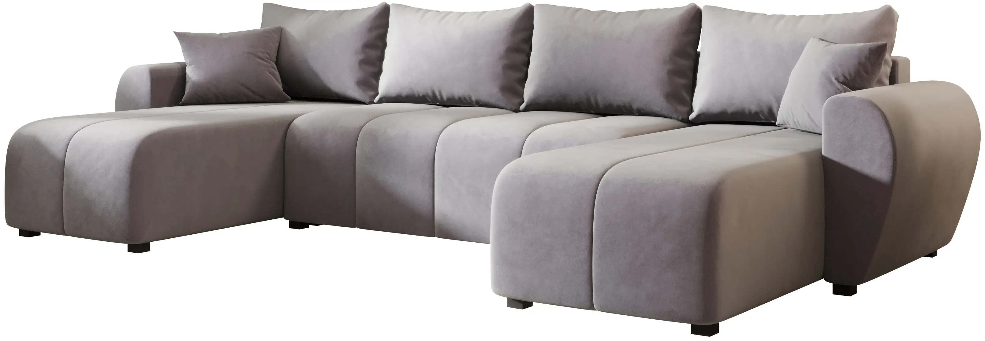 Canapea in forma de U Space Meble Molisa U Itaka 50 (Gray Light)