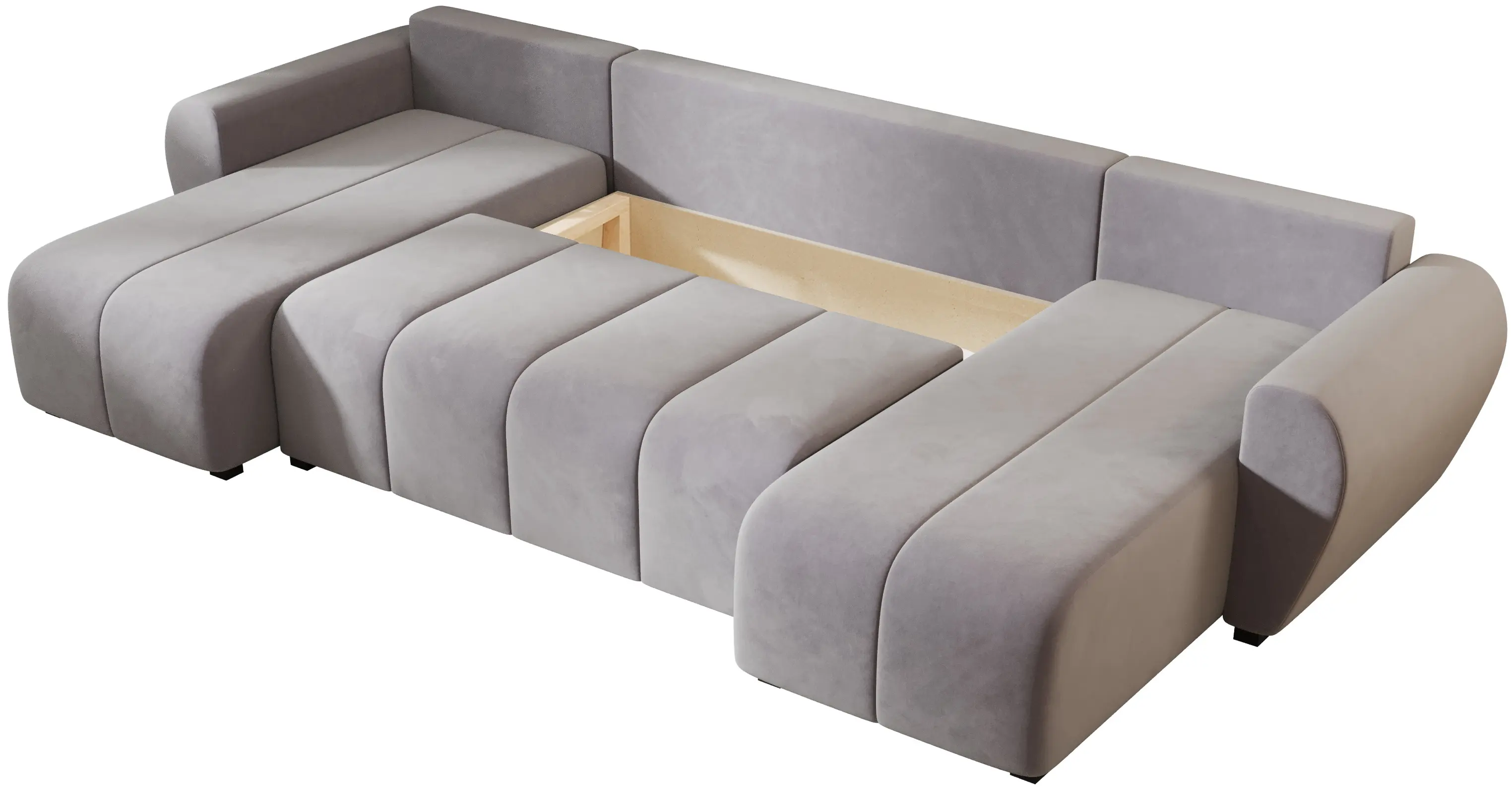 Canapea in forma de U Space Meble Molisa U Itaka 50 (Gray Light)