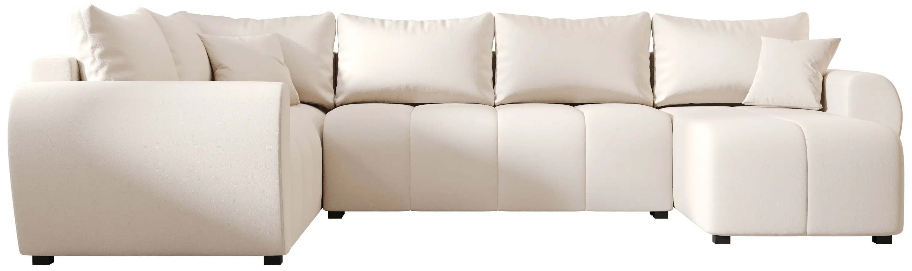 Canapea in forma de U Space Meble Molisa U Plus Cosmic 10 (Cream)