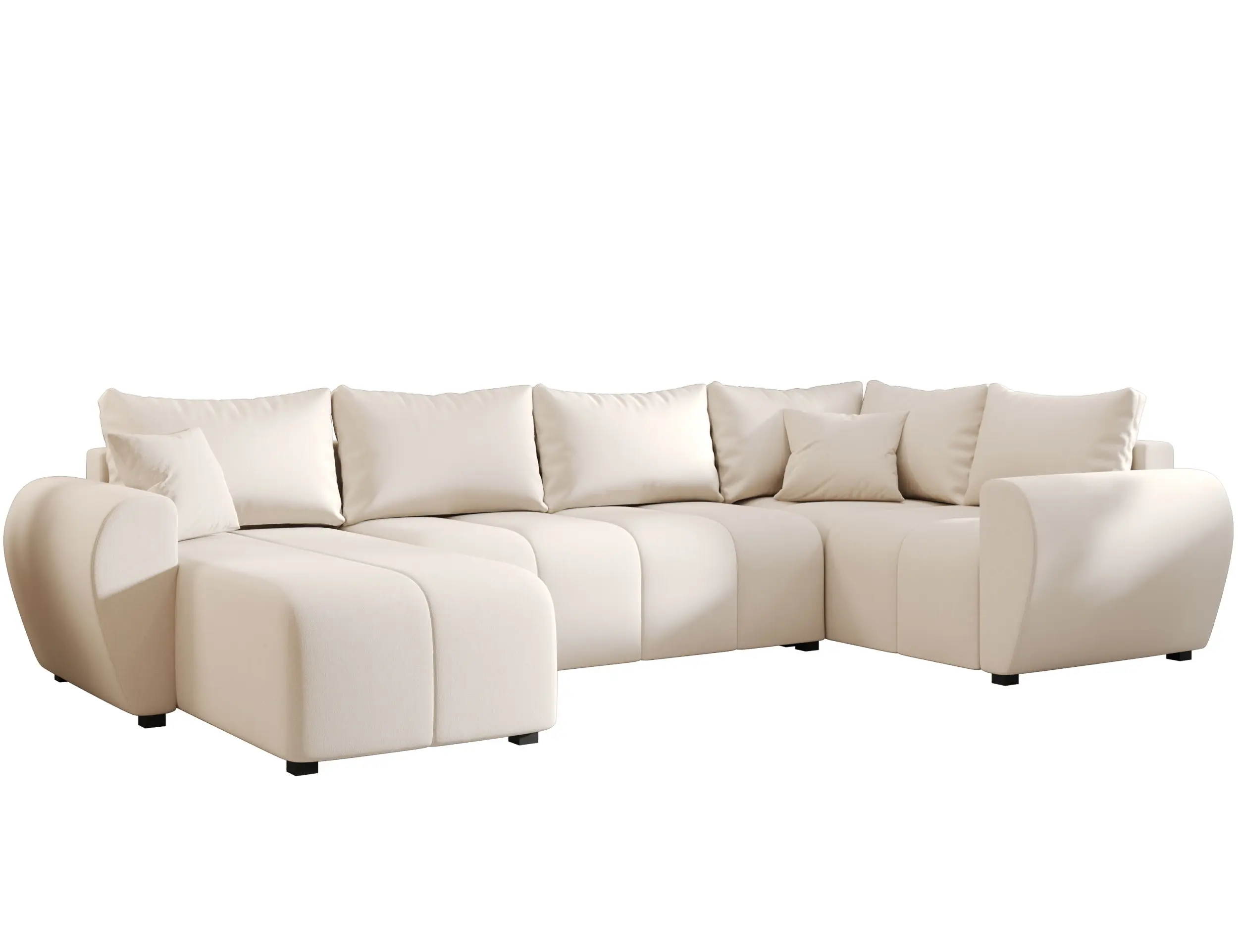 Canapea in forma de U Space Meble Molisa U Plus Cosmic 10 Right (Cream) - 2