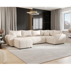 Canapea in forma de U Space Meble Molisa U Plus Cosmic 10 Right (Cream)