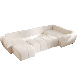 Canapea in forma de U Space Meble Molisa U Plus Cosmic 10 Right (Cream) Thumb