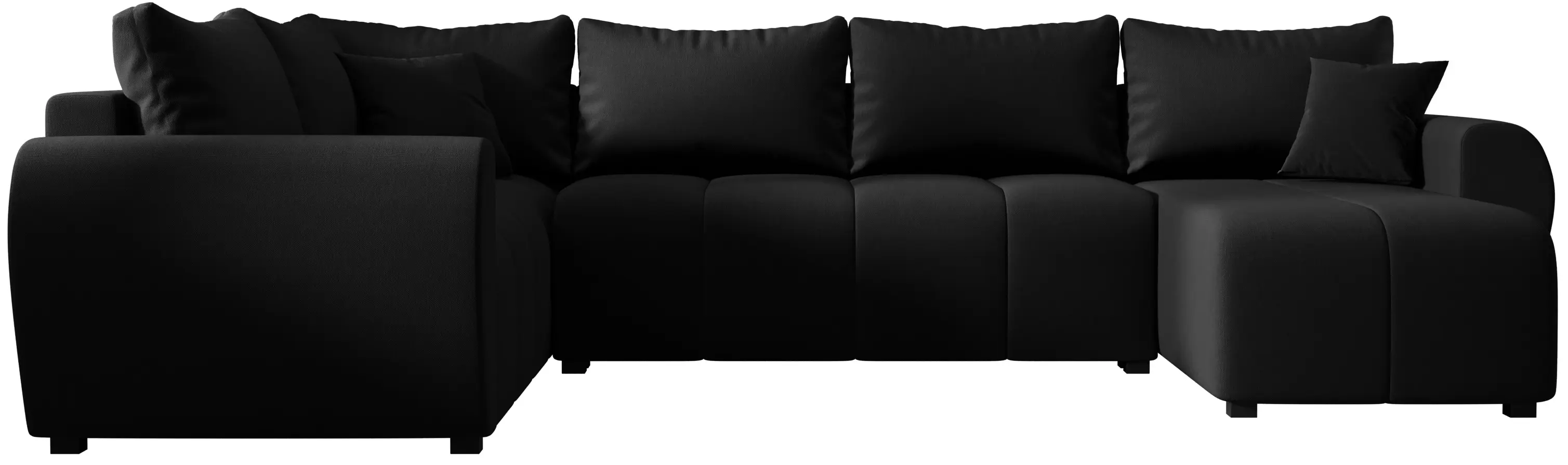 Canapea in forma de U Space Meble Molisa U Plus Cosmic 100 (Black)