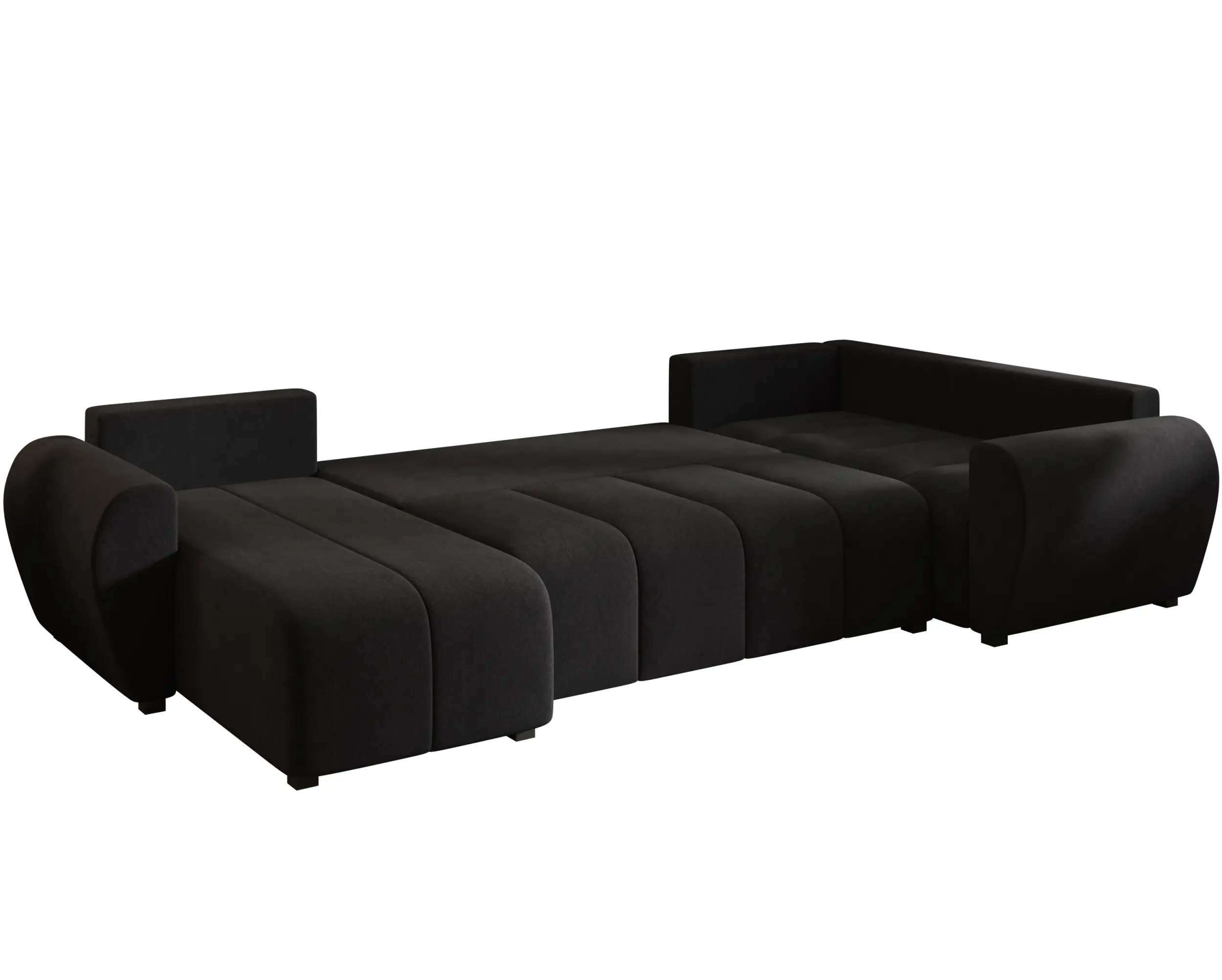 Canapea in forma de U Space Meble Molisa U Plus Cosmic 100 Right (Black) - 6
