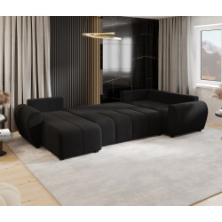 Canapea in forma de U Space Meble Molisa U Plus Cosmic 100 Right (Black) Thumb
