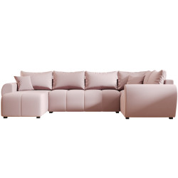 Canapea in forma de U Space Meble Molisa U Plus Cosmic 14 Right (Powder Pink) Thumb