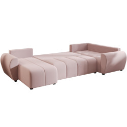 Canapea in forma de U Space Meble Molisa U Plus Cosmic 14 Right (Powder Pink) Thumb