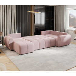 Canapea in forma de U Space Meble Molisa U Plus Cosmic 14 Right (Powder Pink) Thumb