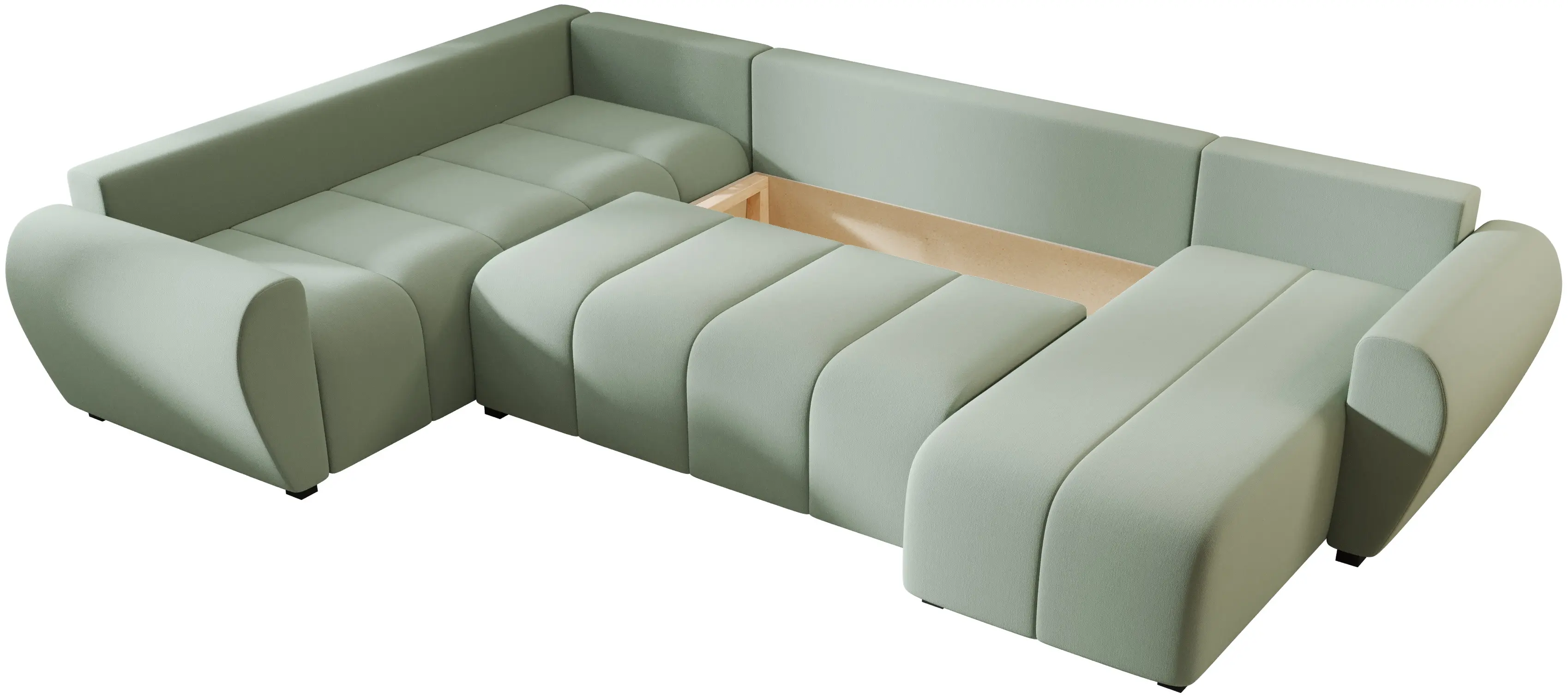 Canapea in forma de U Space Meble Molisa U Plus Cosmic 16 (Mint)