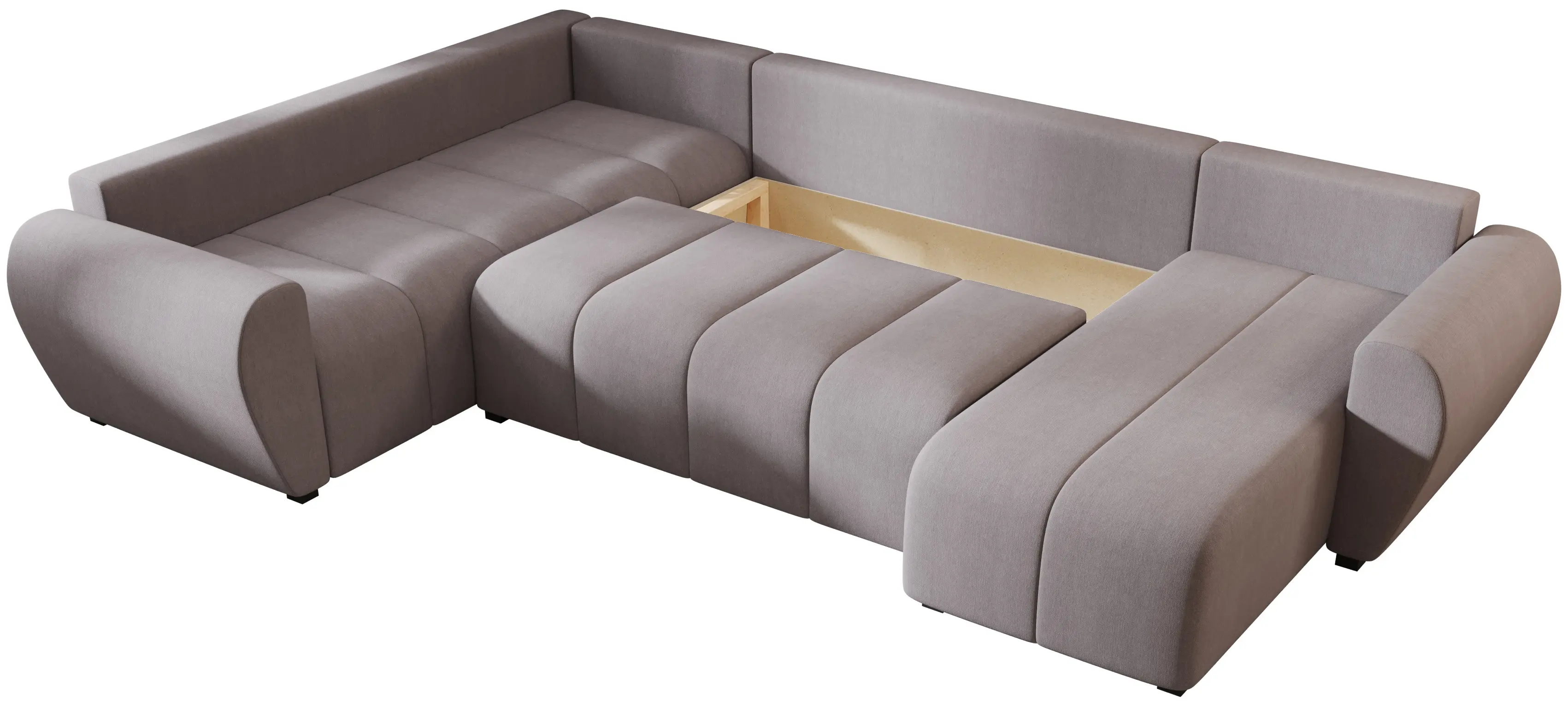 Canapea in forma de U Space Meble Molisa U Plus Cosmic 160 (Gray)