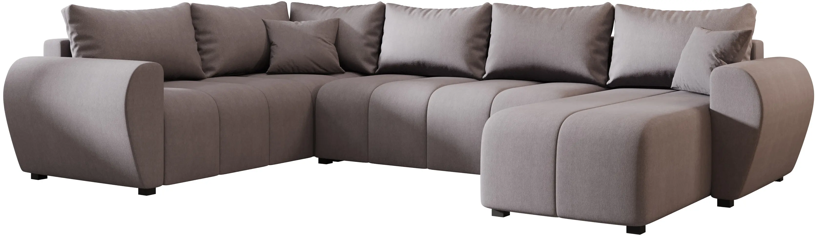 Canapea in forma de U Space Meble Molisa U Plus Cosmic 160 (Gray)